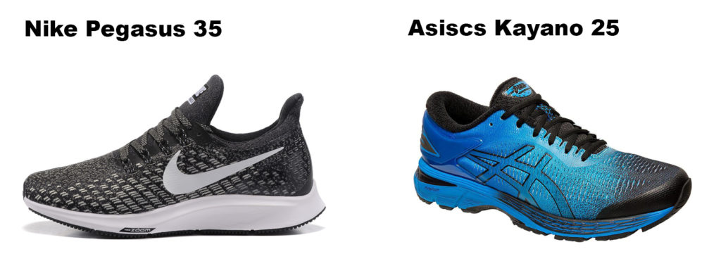 difference between running shoes and cross trainers