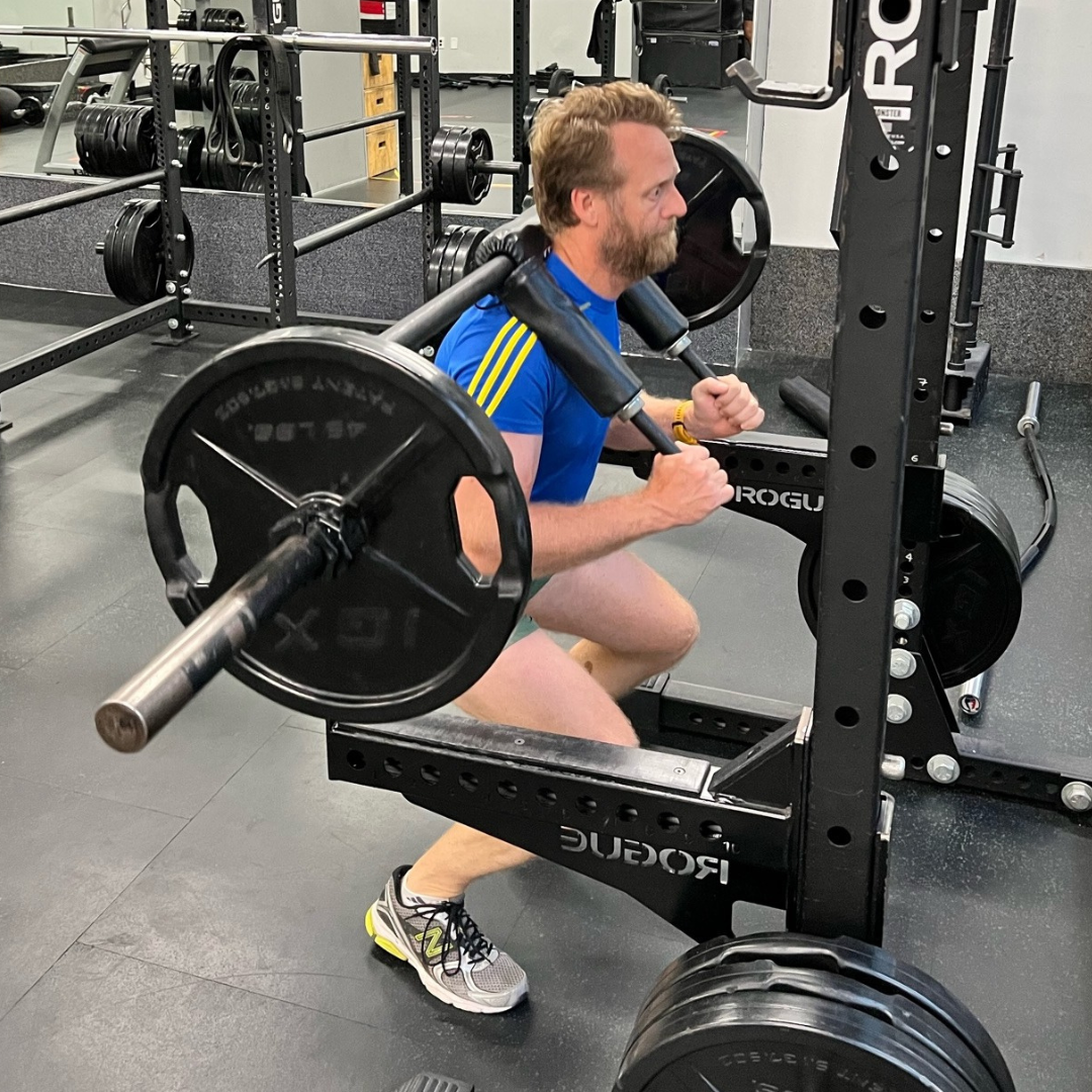 Safety squat 2024 barbell